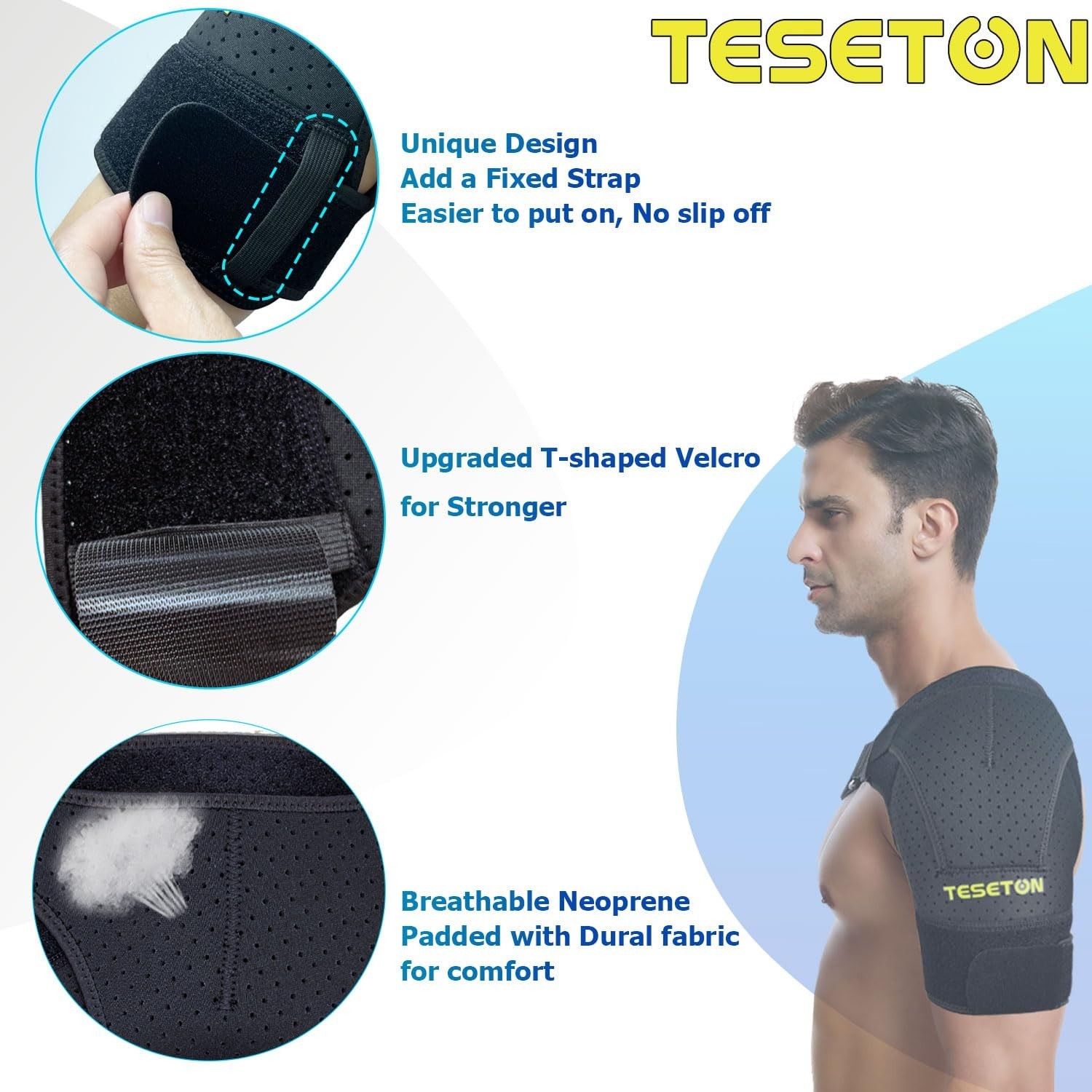 Shoulder Brace for Men and Women, Shoulder Compression Sleeve for Pain Relief…