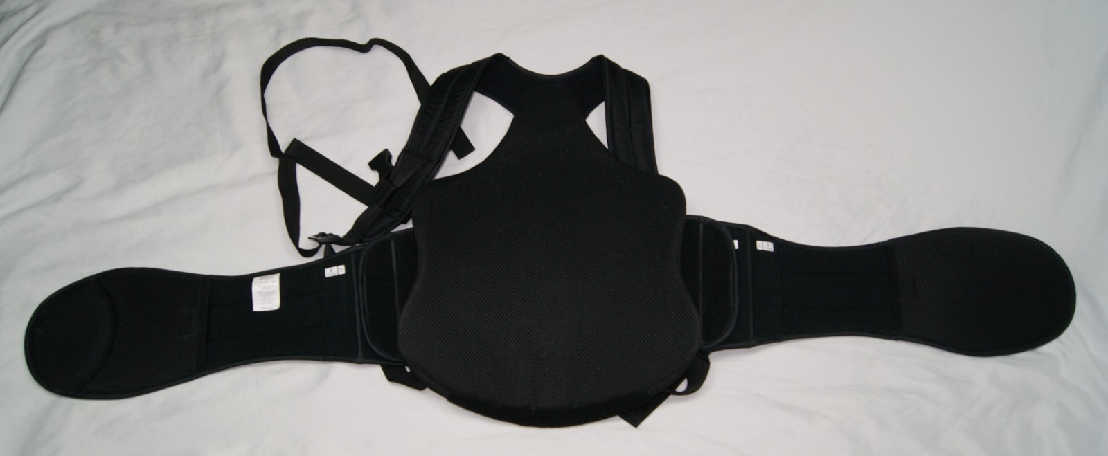coretech back brace w/ shoulder straps black S-4XL adjustable 25″-68″ SUP2054BLK