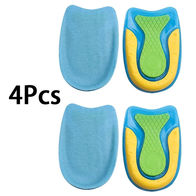 New Soft Silicone Comfort Insoles Invisible Height Increasing Half Insole Shock