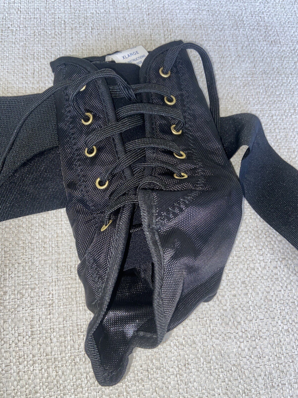 Professional Orthopaedic OTC Ankle Stabilizer w/Straps, New, Black, XL FREE SHIP