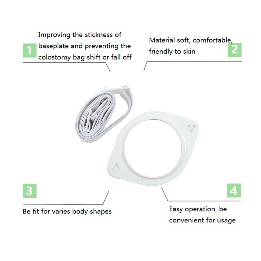 Adjustable Ostomy Reinforcement Belt Colostomy Bag Fixation Tool For Elder