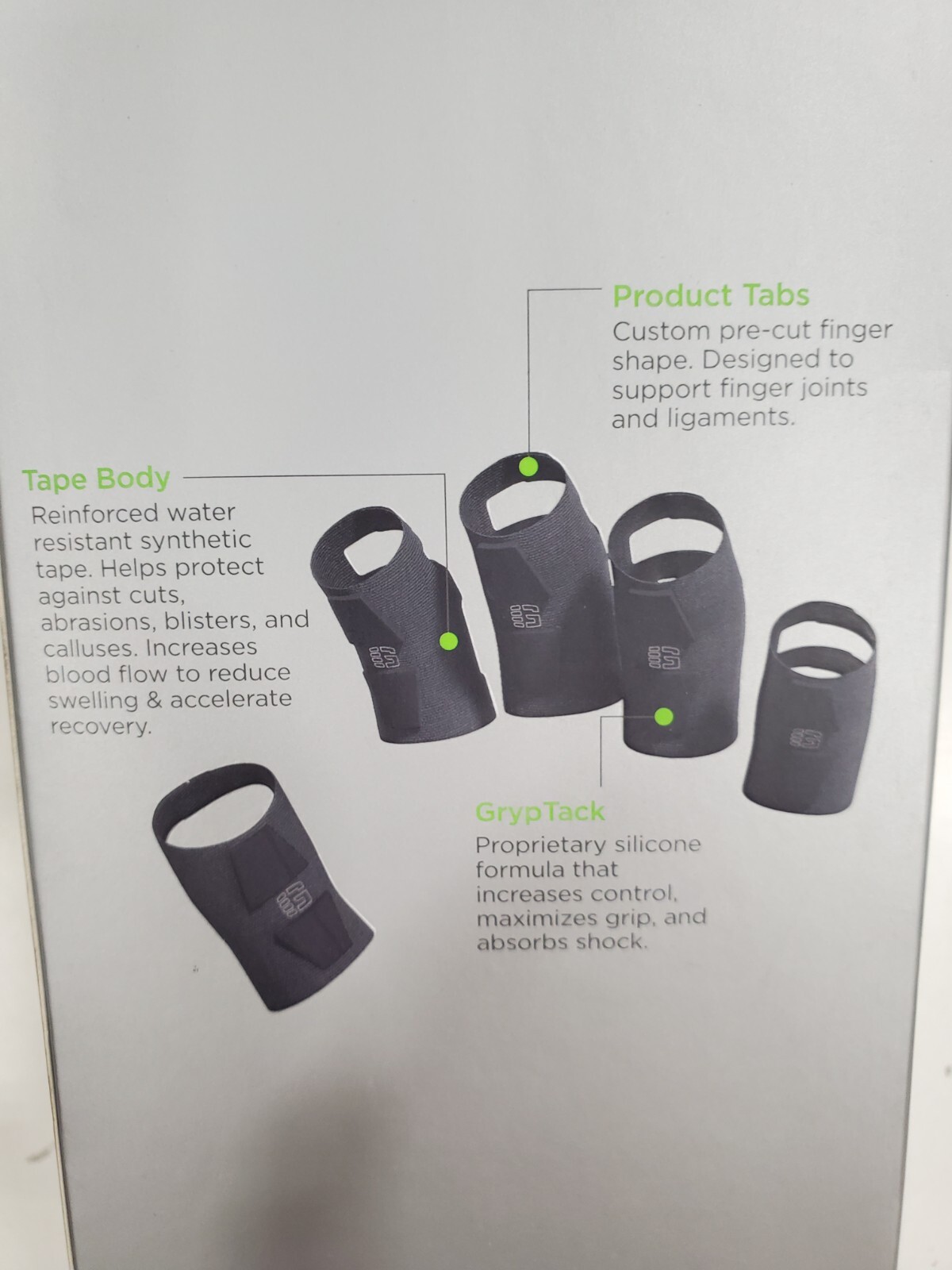 Gryppers Support And Performance Gryp Tape Case – Black