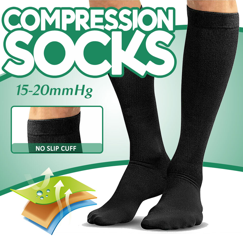 Hot Neuropathy Socks For Women and Men, 3 Pairs Soothe Compression Socks Relief