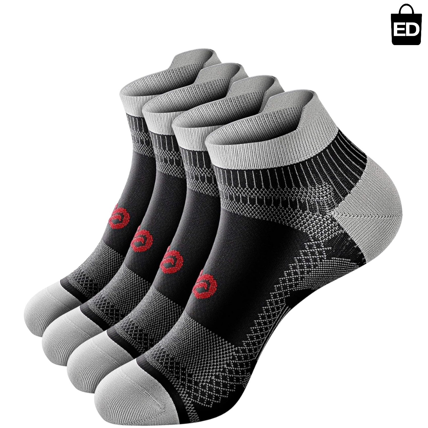 Breathable Ankle Compression Socks – Unisex Low Cut for Performance & Comfort