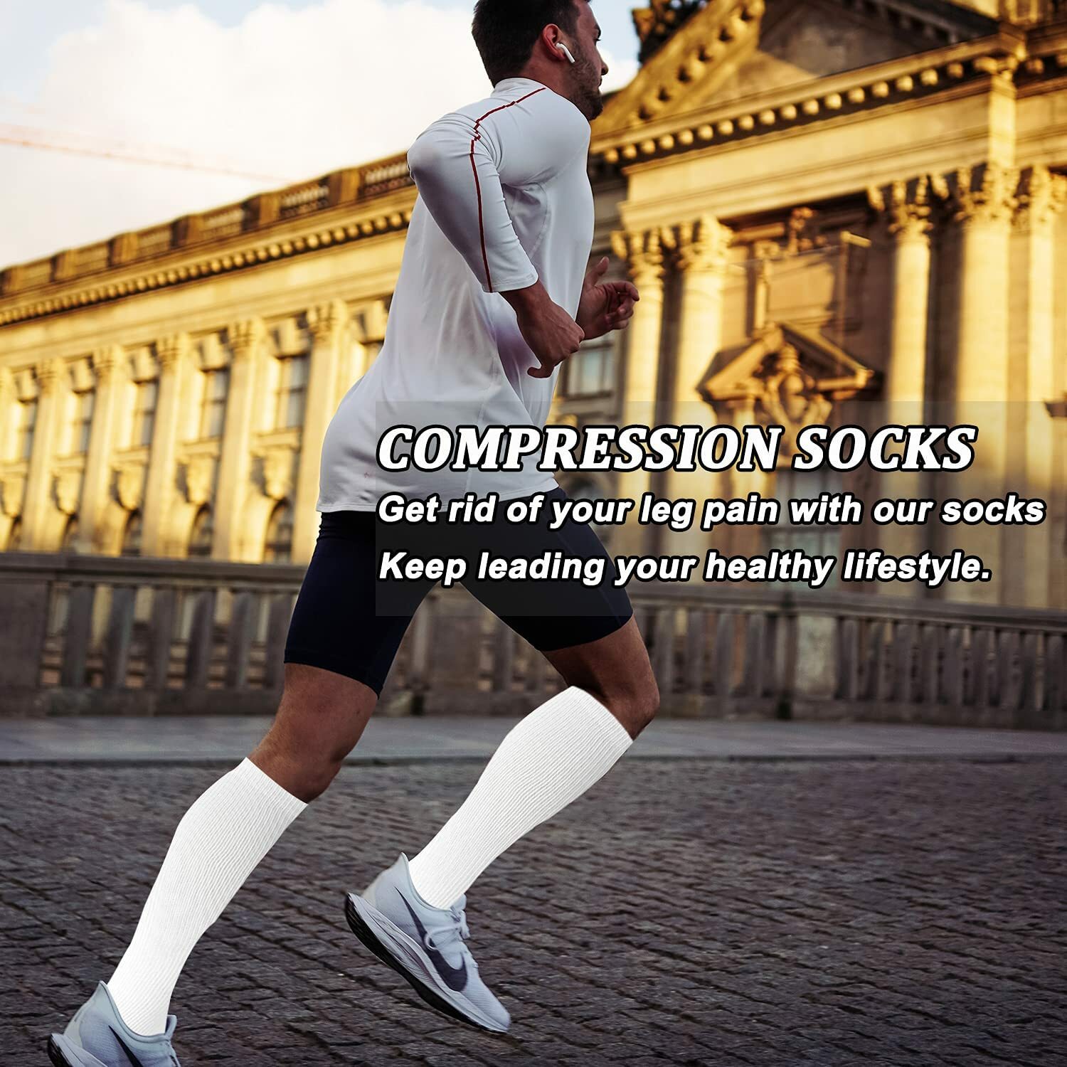 6pairs Compression Socks Women Men 20-30Mmhg Extra Wide Calf Knee High plus Size