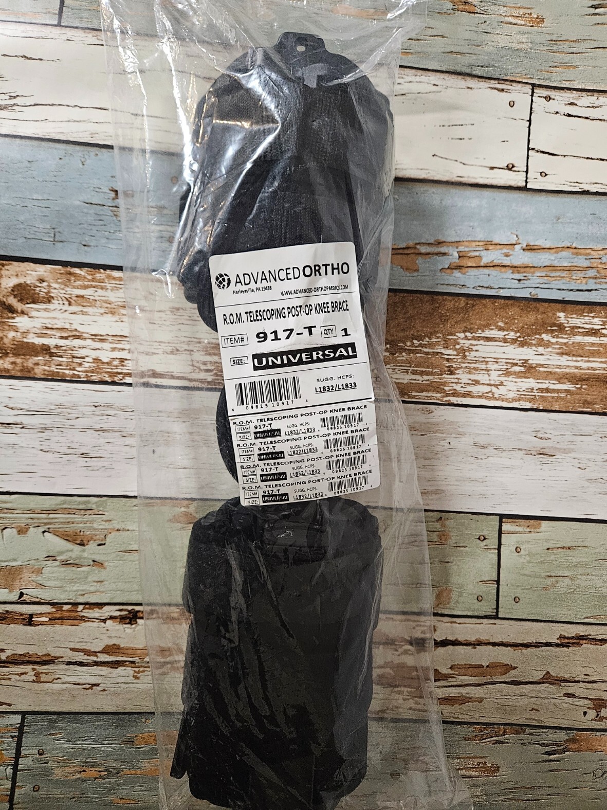 Advanced-ORTHO R.O.M. Telescoping Post-Op Knee Brace
