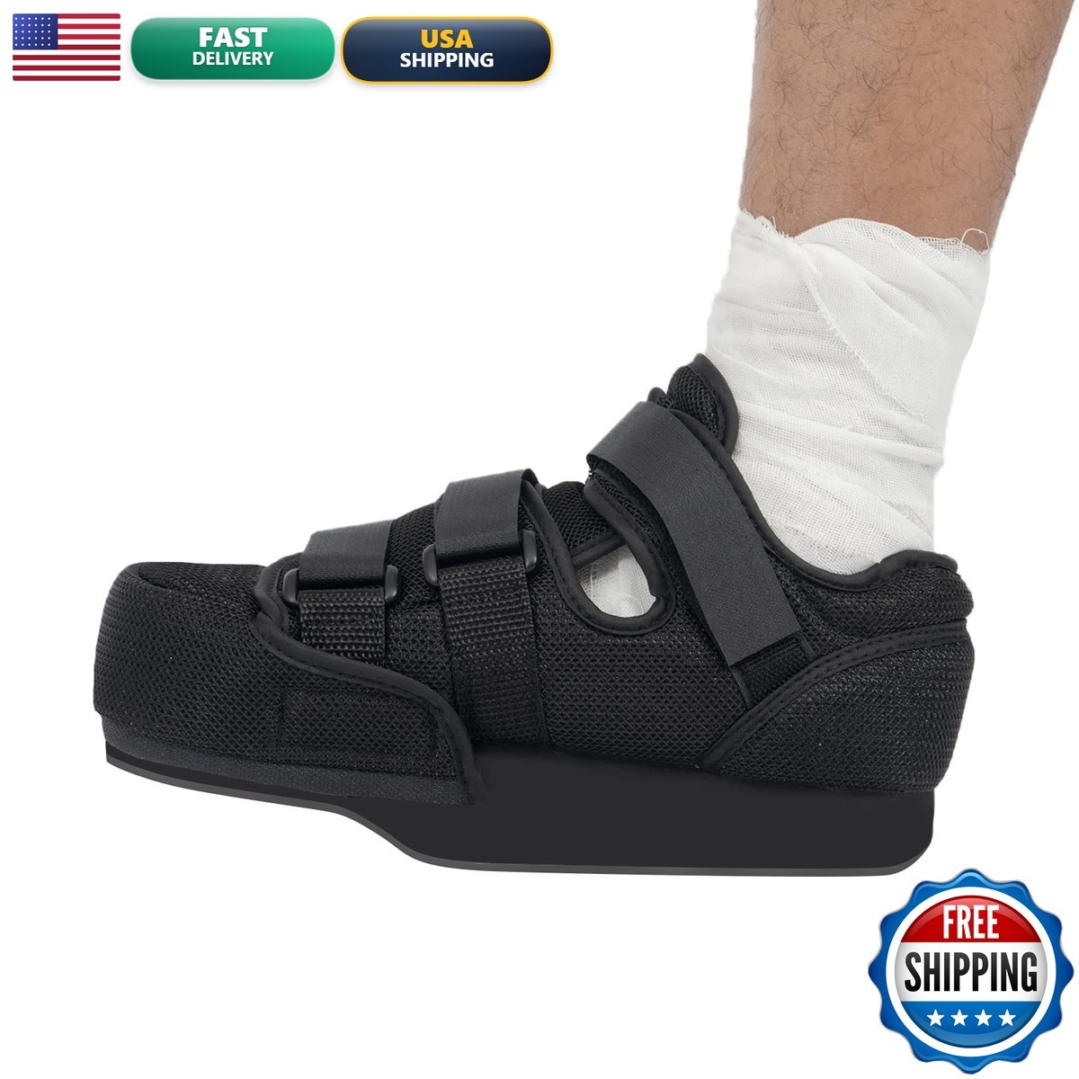 GHORTHOUD Forefoot Off-Loading Post Op Shoe Closed Toe Medical Walking Boot