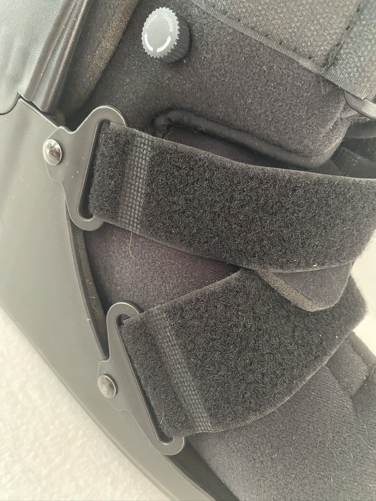 Orthopedic Walking Boot L Black Inflatable Air Bladder Adjustable Straps