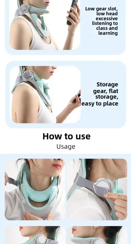 Adjustable Cervical Traction Device Posture Corrector Cervical Collar Neck