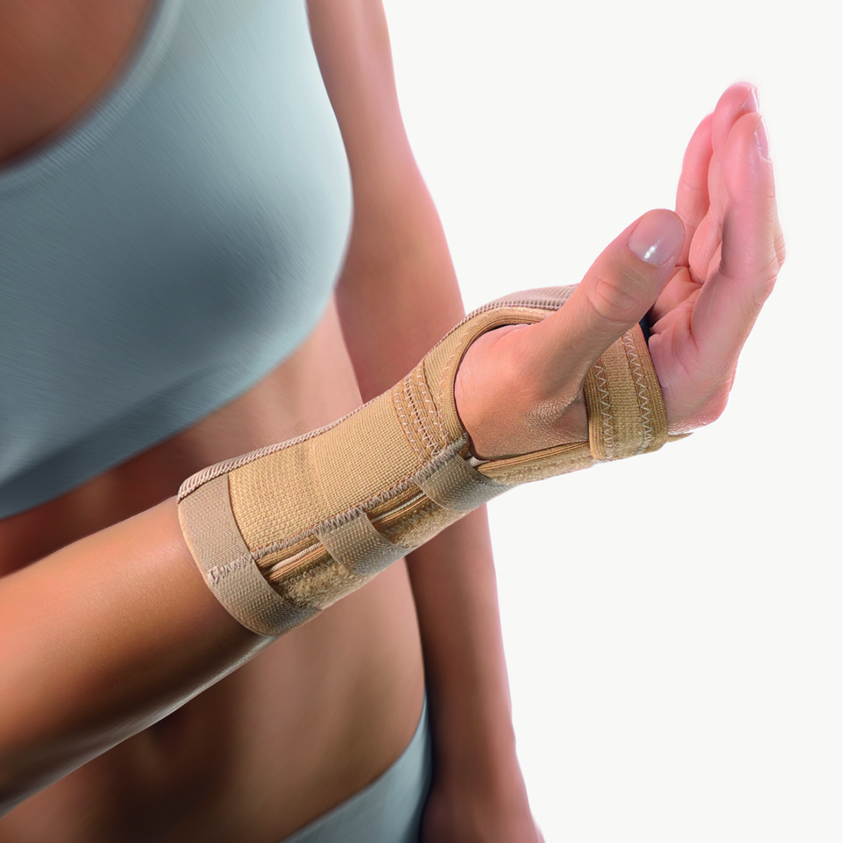 BORT Wrist Support, Hand Brace + Aluminum Splint Carpal Tunnel 103300- WHO Ortho