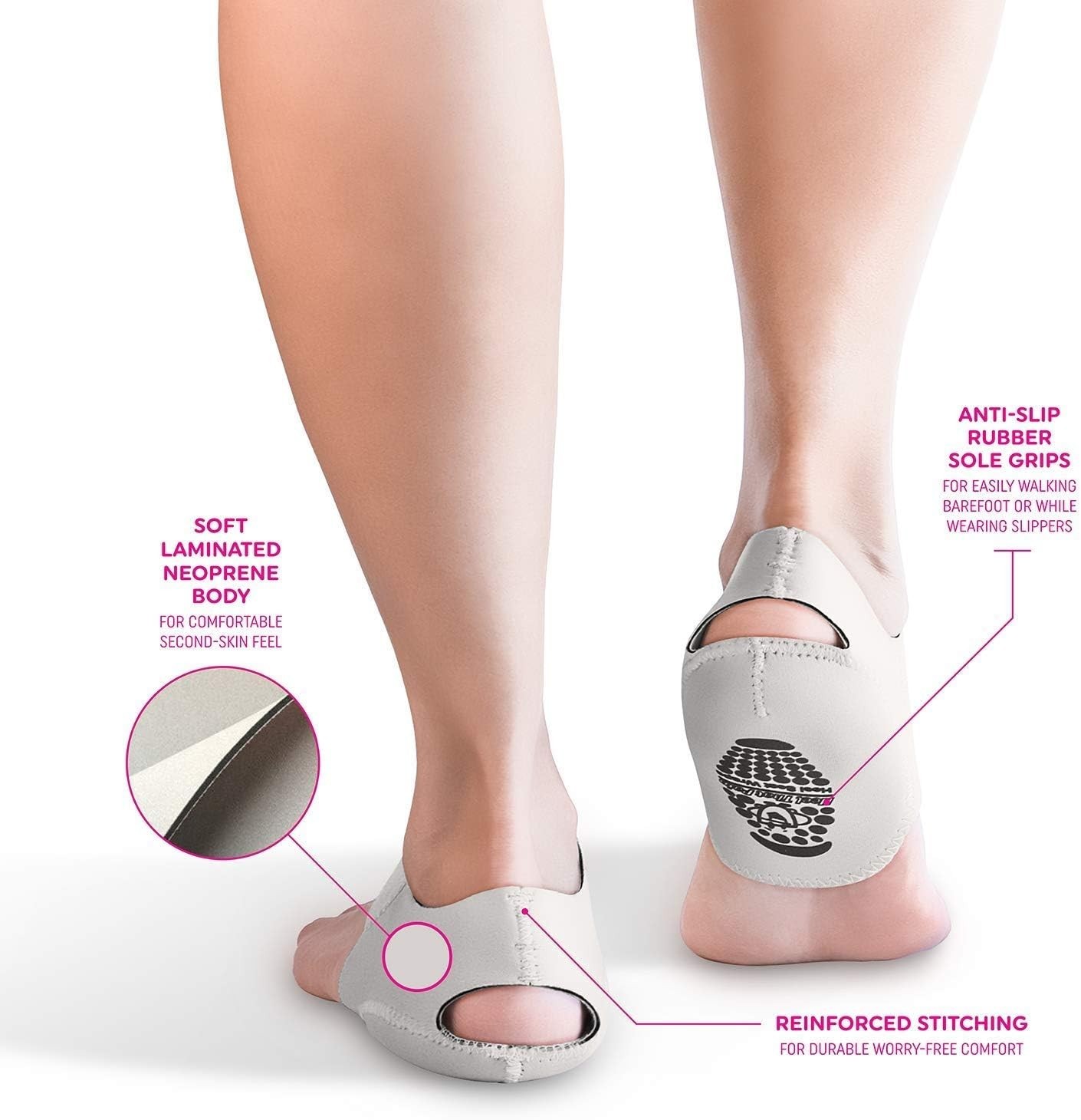 Cushioning Heel Seat Wraps for Enhanced Comfort & Support, M 6.5-10, M 5-8 Sizes