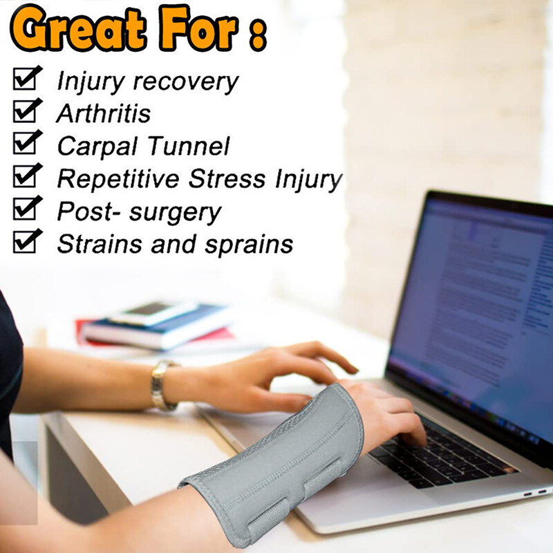 Wrist Hand Brace Night Support With Bone Splint Carpal Tunnel Sprain Arthritis