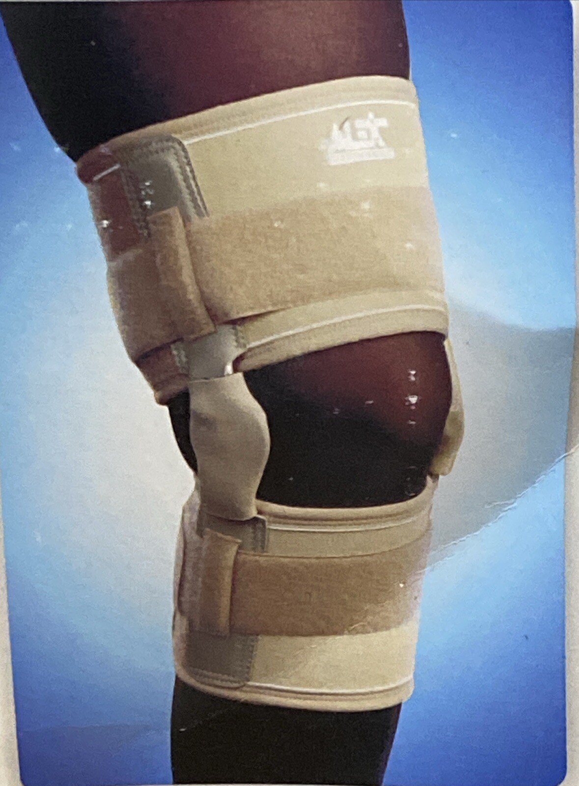 Alex Orthopedic Adjustable Hinged Knee Brace Large/extra Large Beige Color