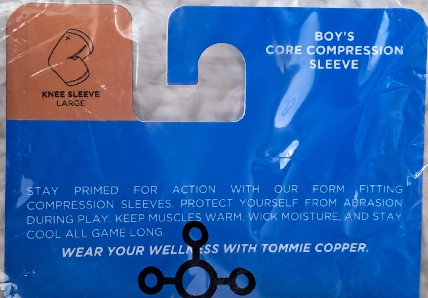 TOMMIE COPPER CORE COMPRESSION Knee SLEEVEs Youth Boy Large Yellow-Green NEW!!