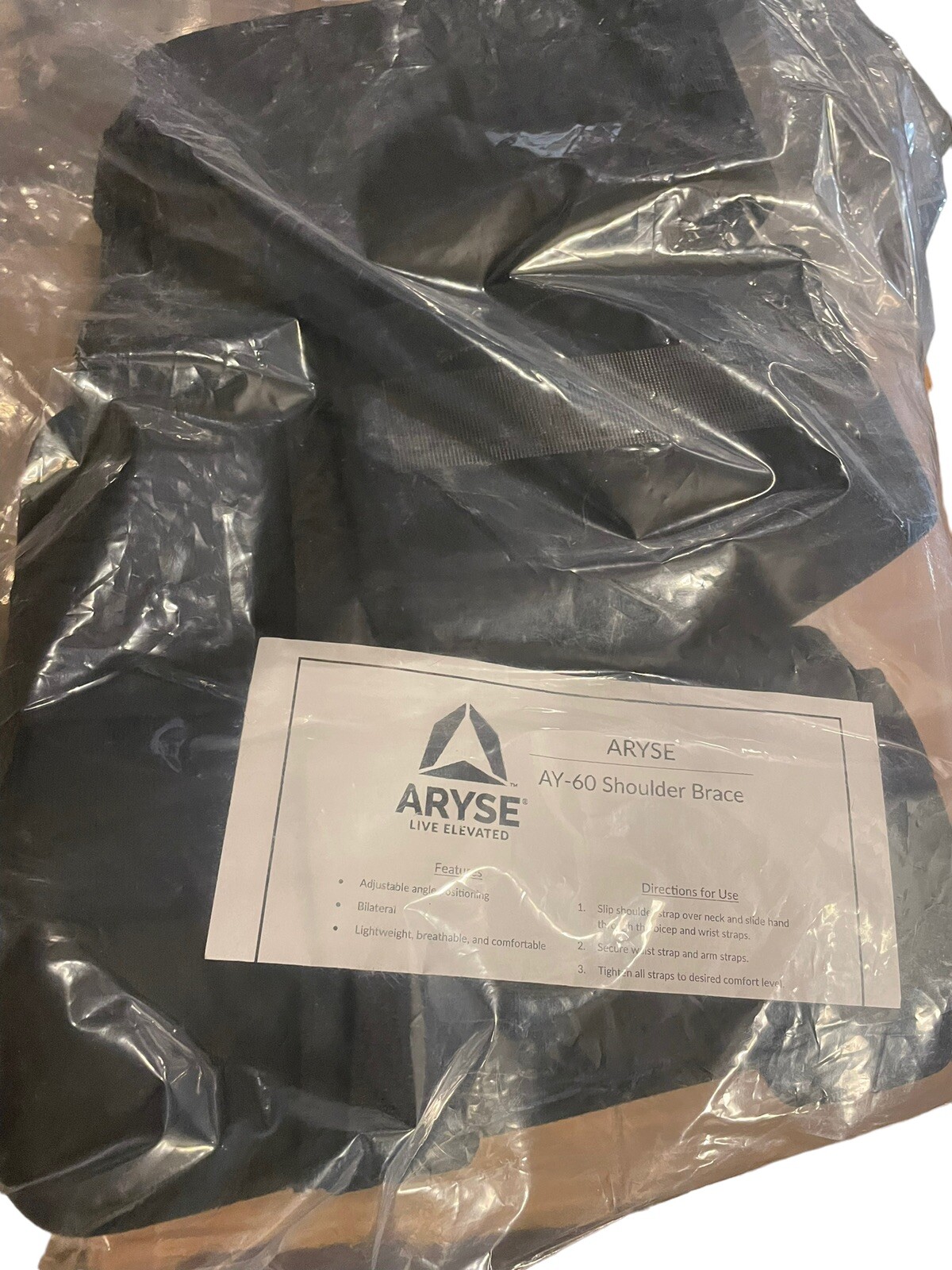 Aryse AY-60 Tru Range Adjustable Shoulder Support Brace Medium Rehab L3960