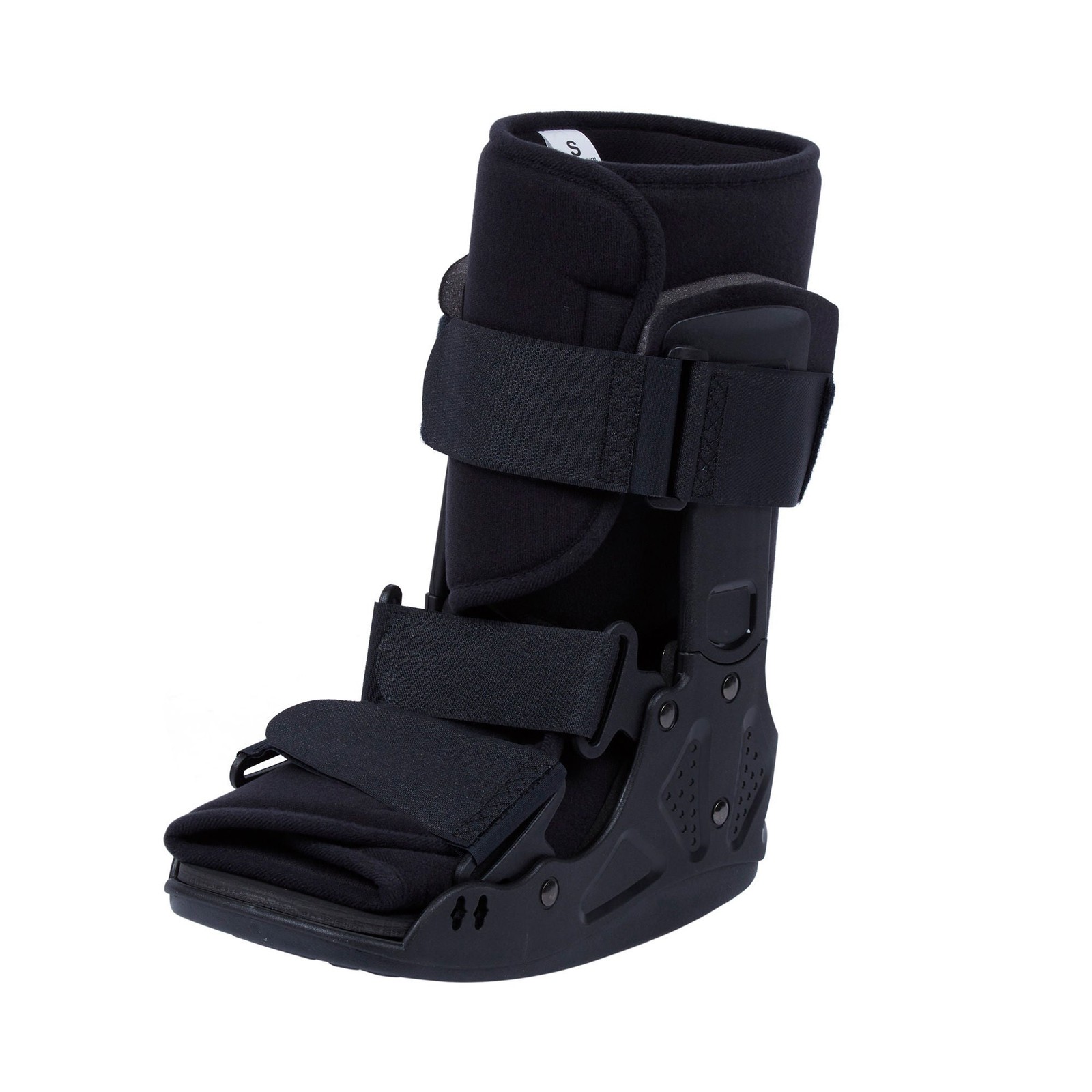 McKesson Black Walker Boot Small Hook and Loop for Either Foot 155-79-95503