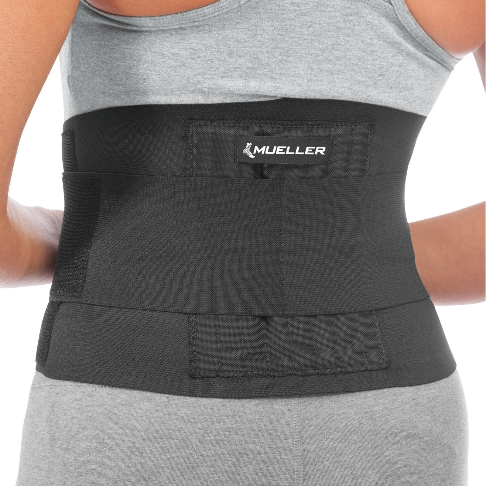 MUELLER Sports Medicine Adjustable Back Brace, Ideal for Upper and Lower Back Pa