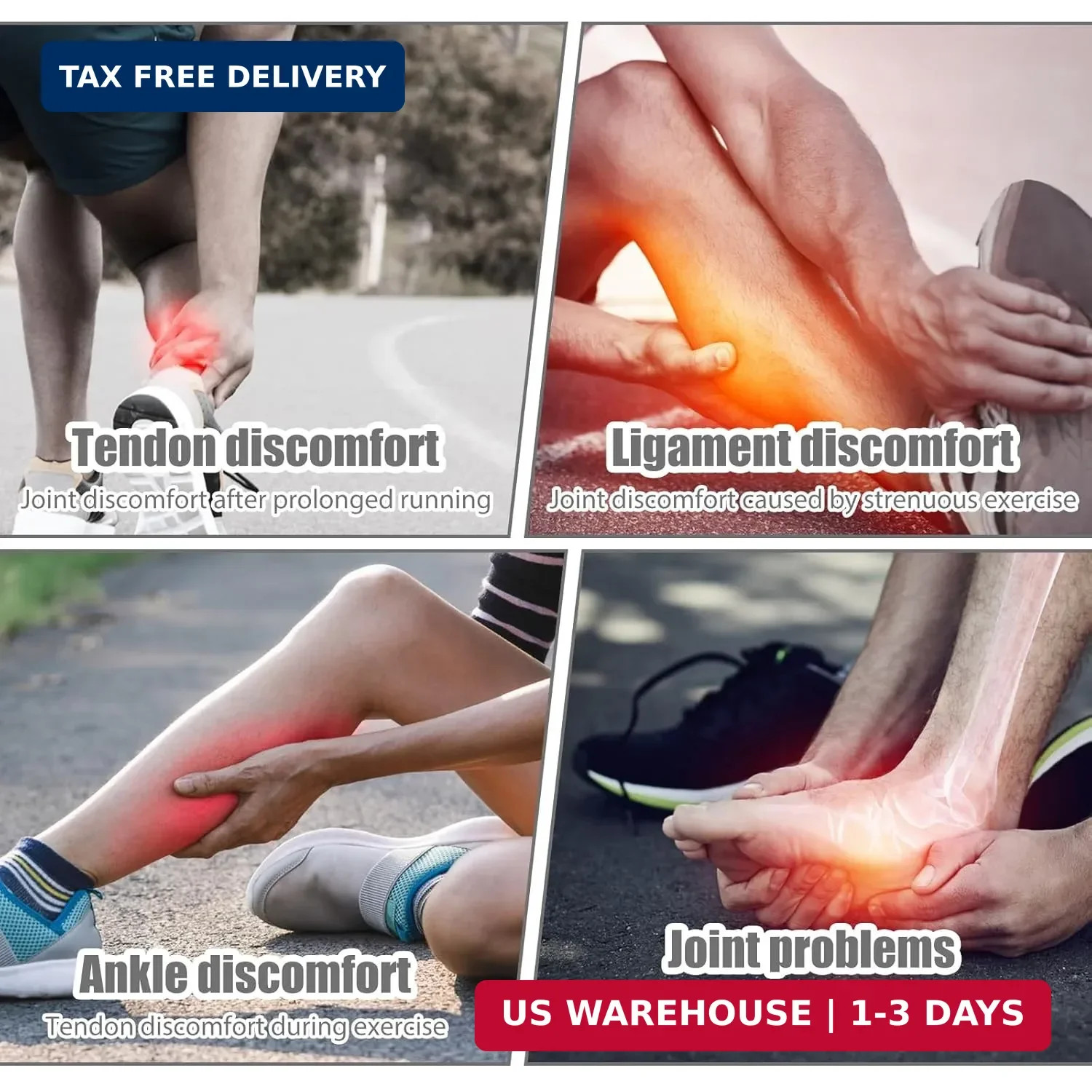 2 Pairs Bamboo Compression Socks, Soft Bamboo Foot Ankle Sleeves, Suitable FAST