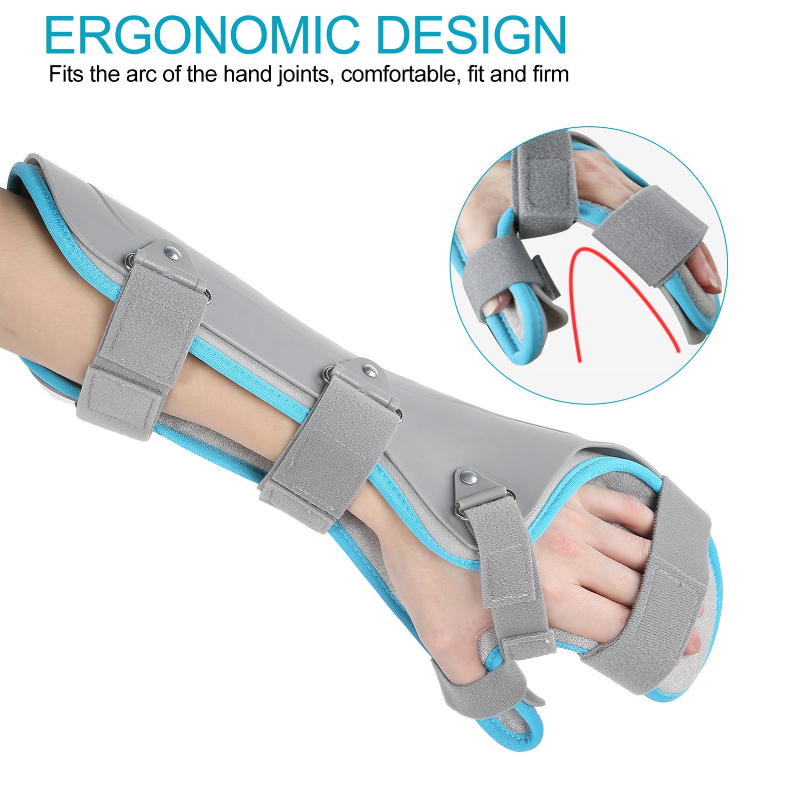 Comfortable Hand Fixed Brace For Wrist Protection And Recovery Easy To Use AP9
