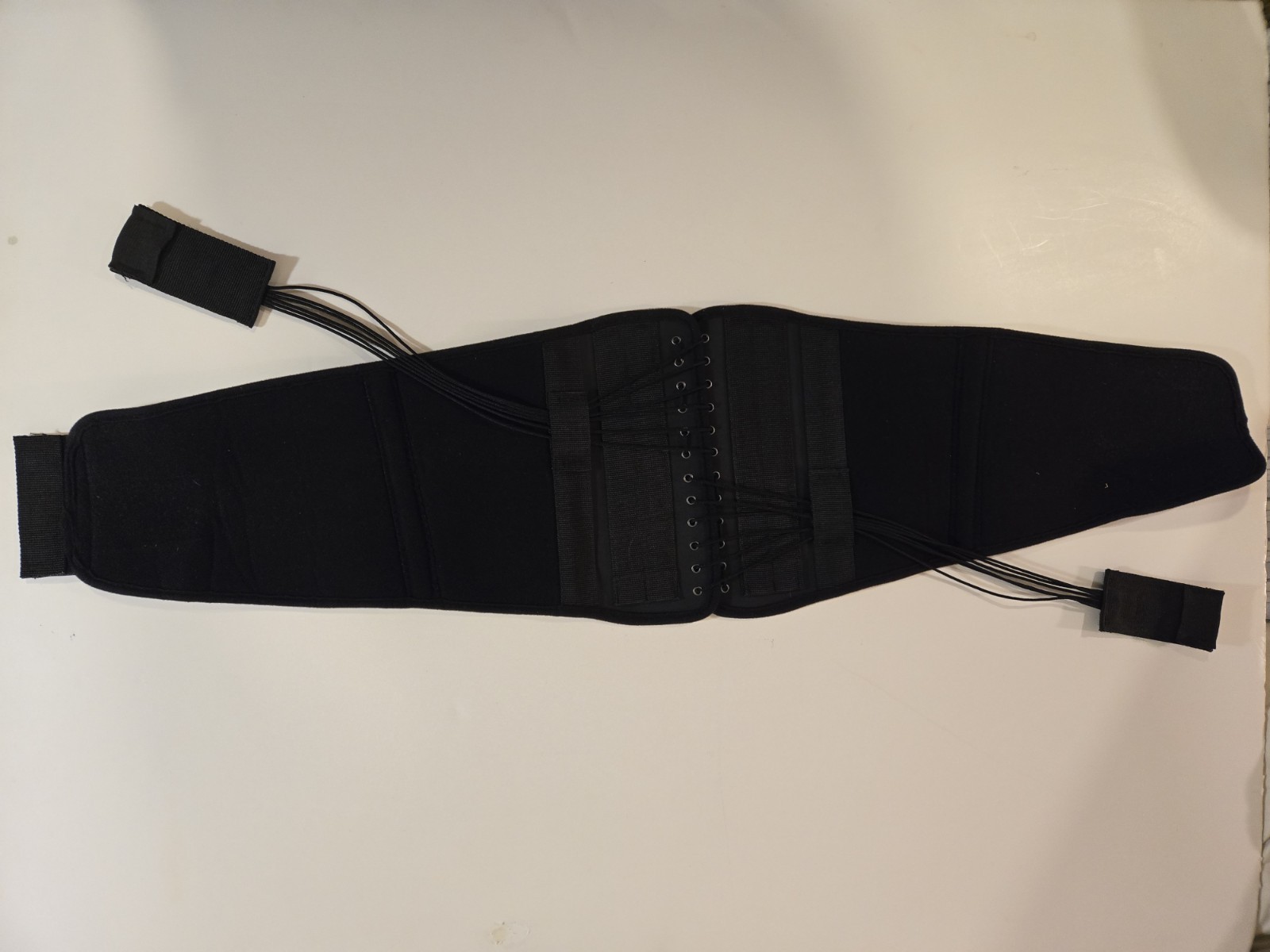 Curad Back Support Brace Dual-Pulley System Black Small/Medium CURORT2255M