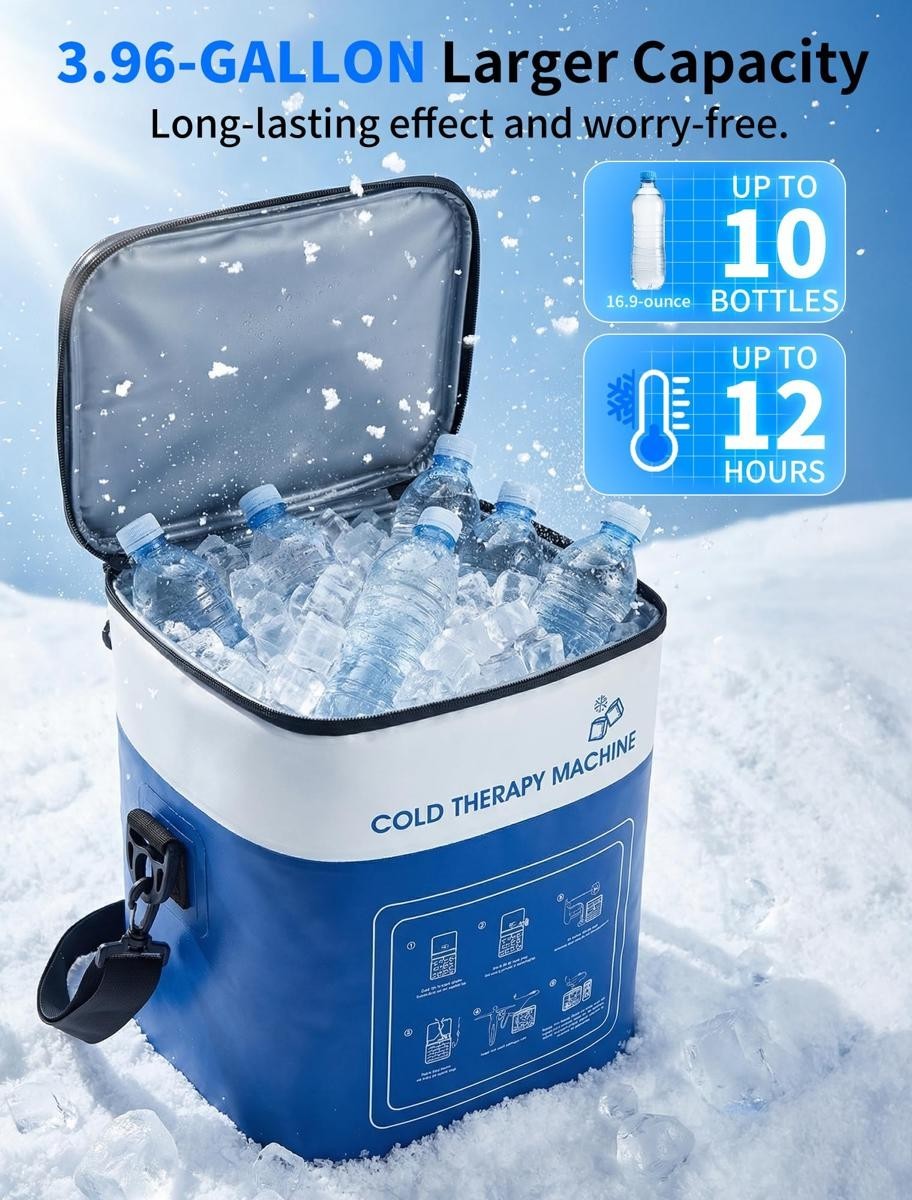 Lower Back Cold Therapy Machine Pressure Control Timer Temp Display Cameco