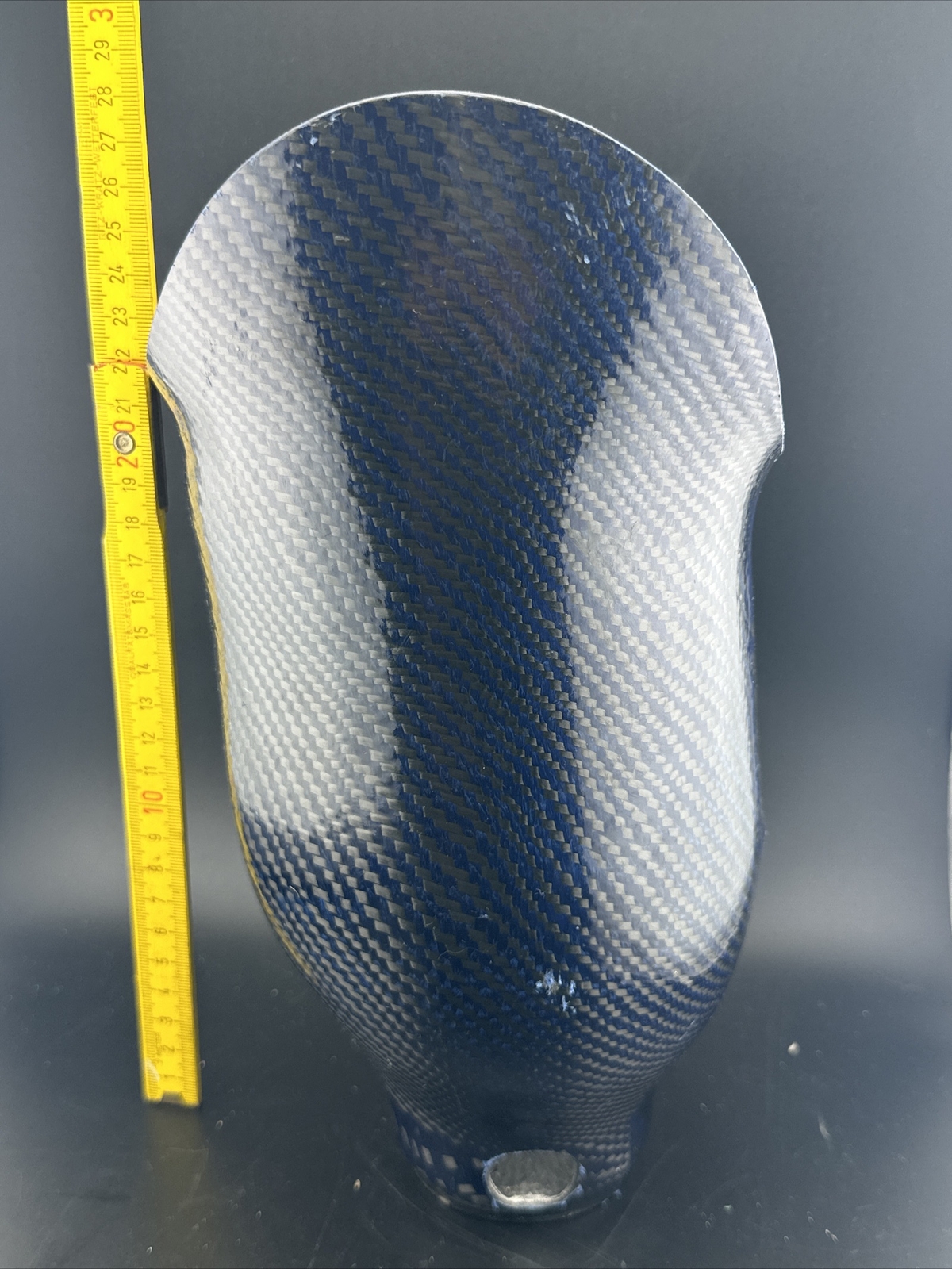 Below Knee Prosthetic Sock. Not For medical Use. Blue Carbon