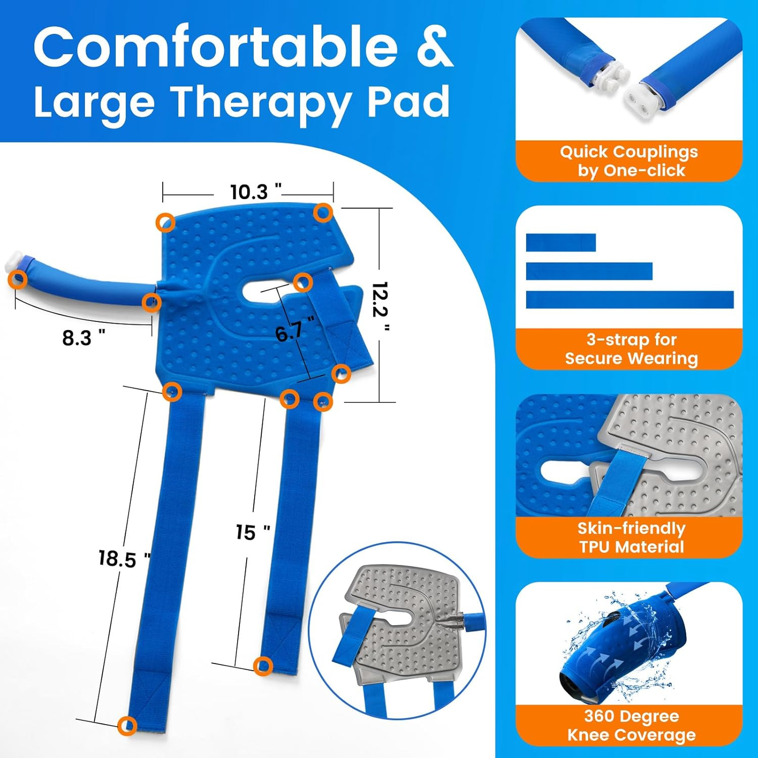 Cold Therapy Machine, Ice Machine for Knee Care After-Surgery, Knee Replacement