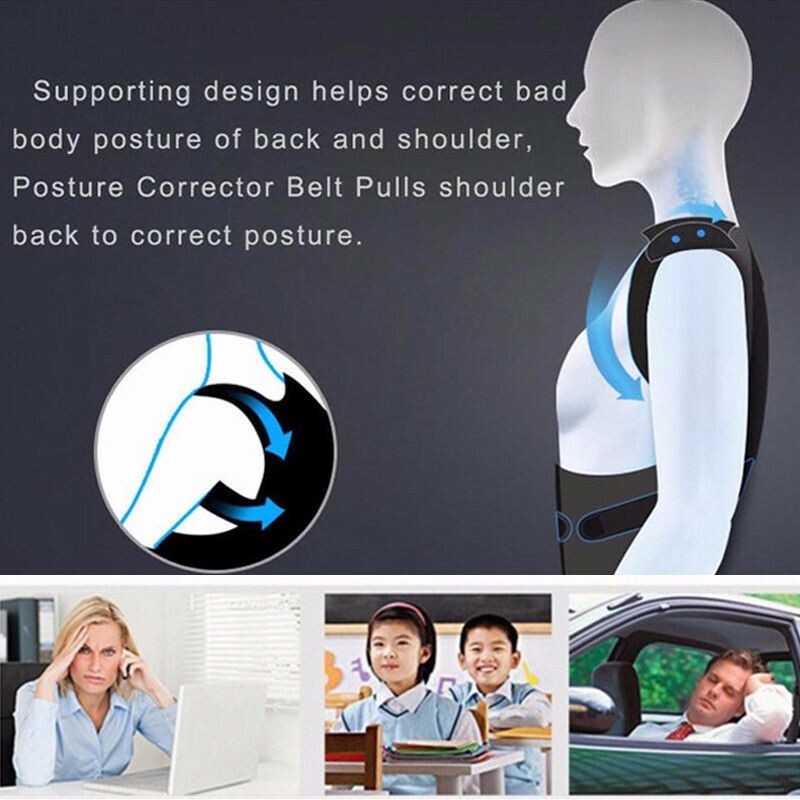 Posture Back Support Shoulder Brace Therapy Spine Support Belt Orthopedic Corset