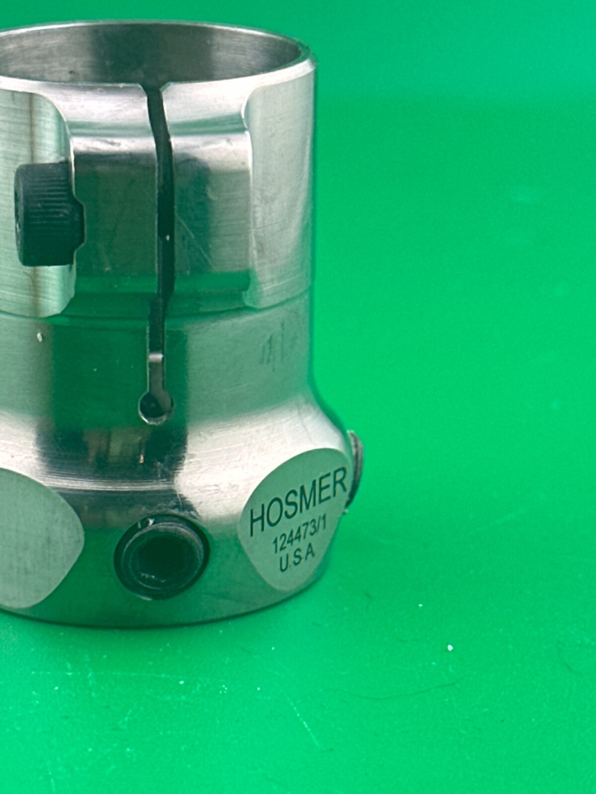 Prosthetic component adapter part. Hosmer tube clamp