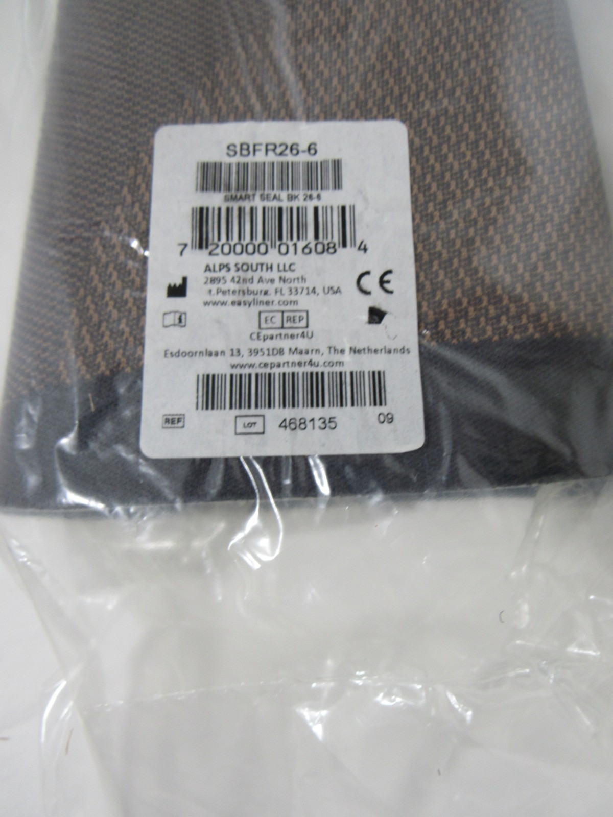 ALPS Smart Seal liner 26cm BK Cushion HD Gel 6mm Black Brown SBFR26-6 *NEW*