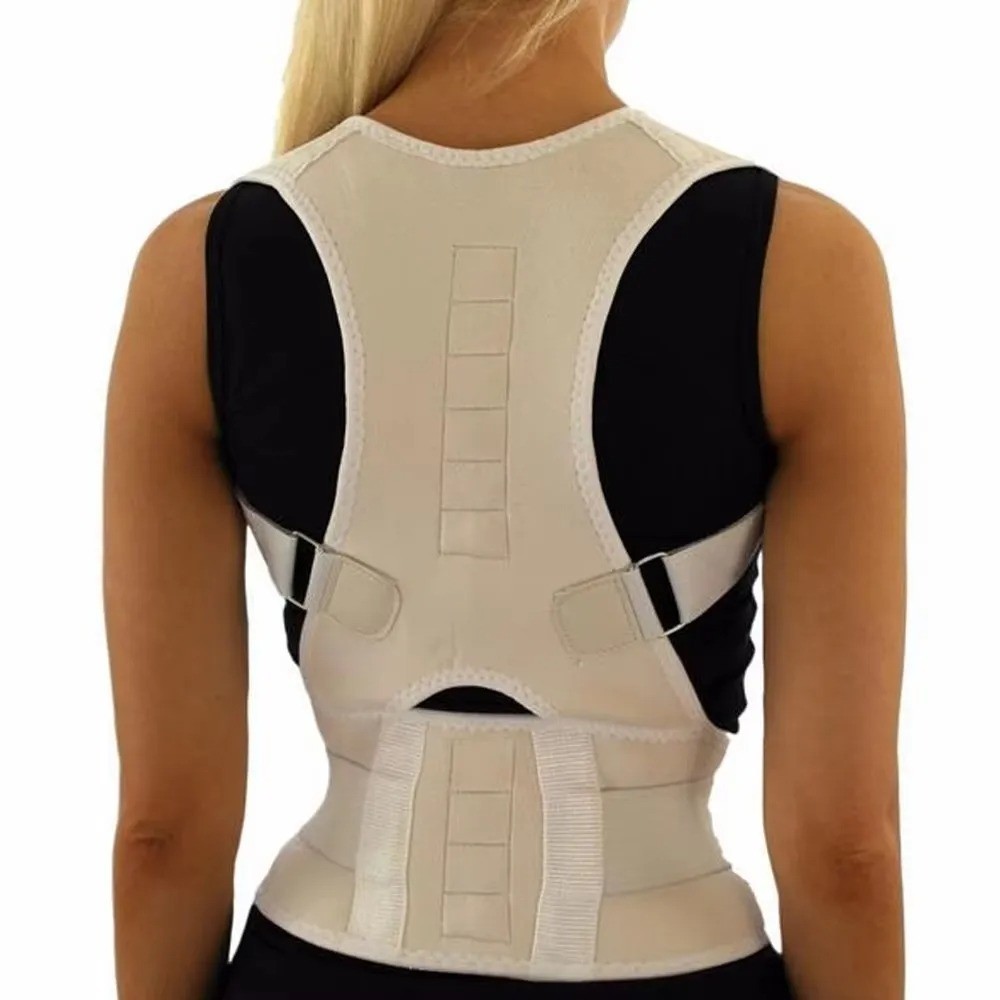 Posture Corrector Support Magnetic Back Shoulder Brace Belt Band For Men Women