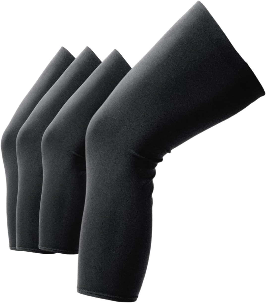 2 Pair Full Leg Compression Sleeves for Men Women for Running, Cycling, Football