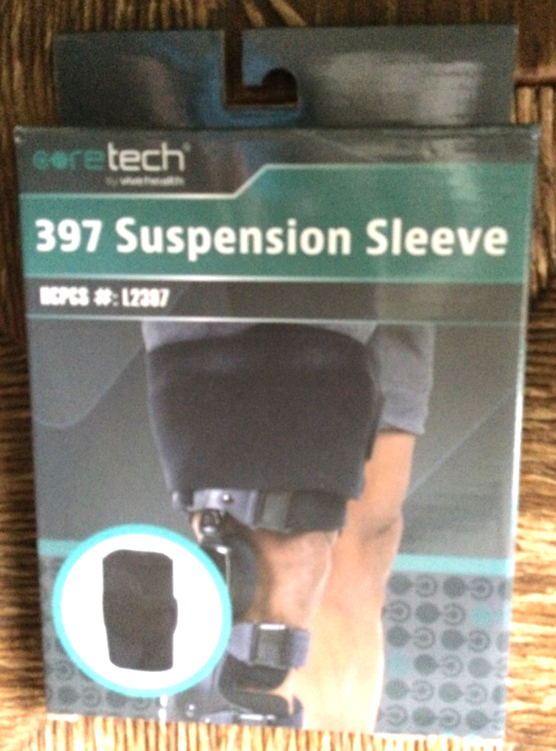 Coretech 397 Suspension Sleeve L2397 Knee Brace Support Anti-Slip Cover NEW