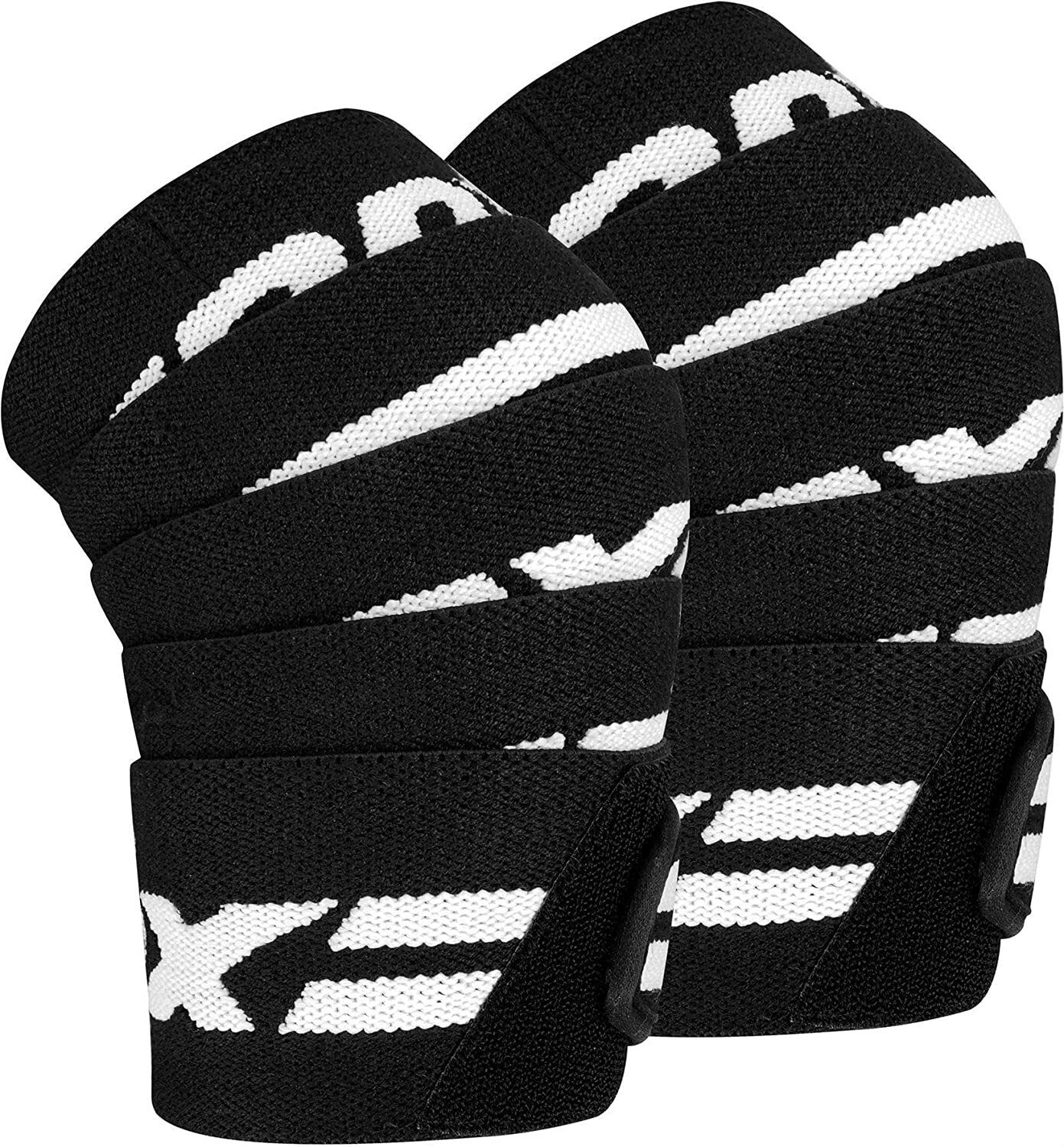 Knee Pads MMA by RDX, Lifting Straps, Knee Sleeves Weightlifting, Gym Knee Wraps
