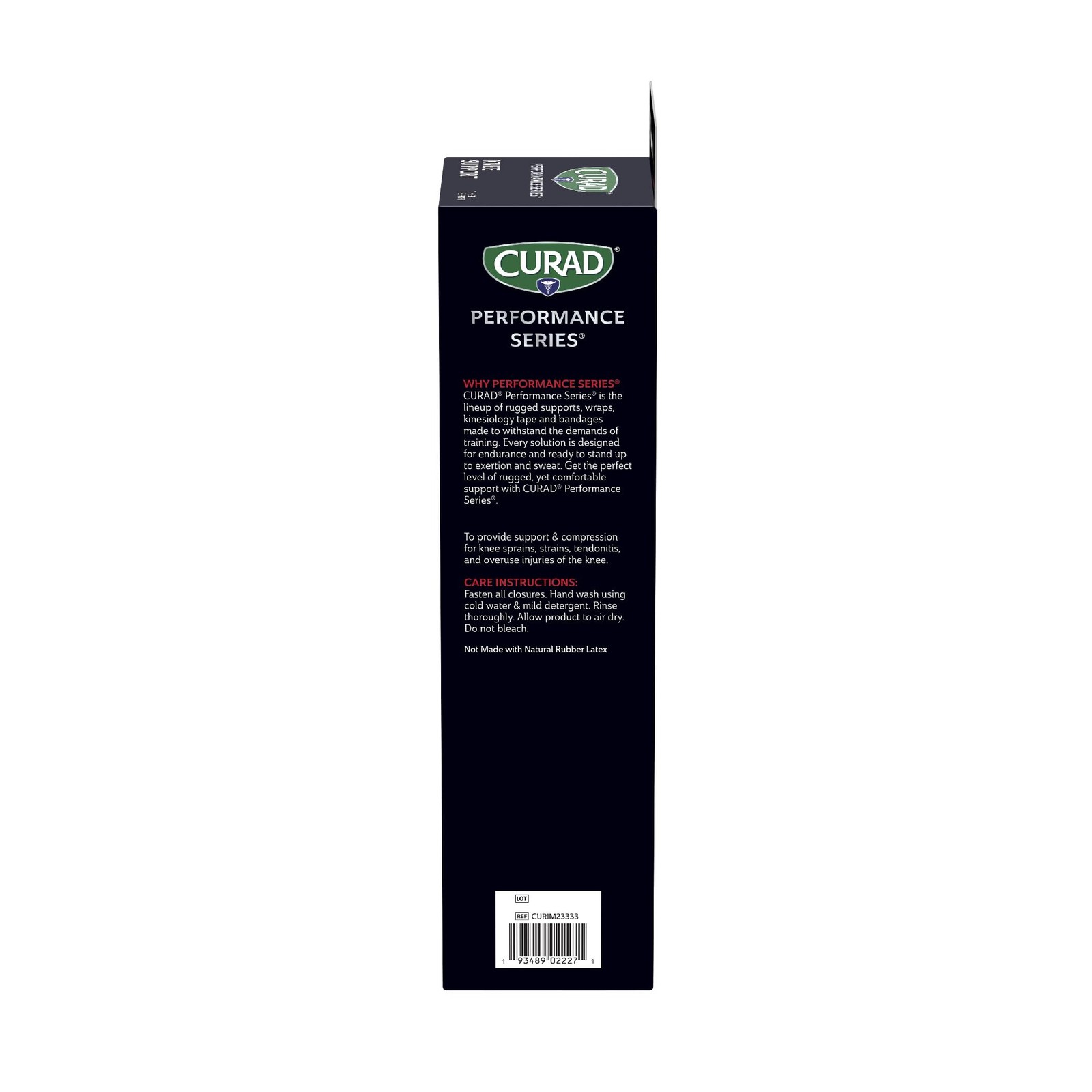 CURAD Performance Series Knee Support with Side Stabilizers Adjustable Universal