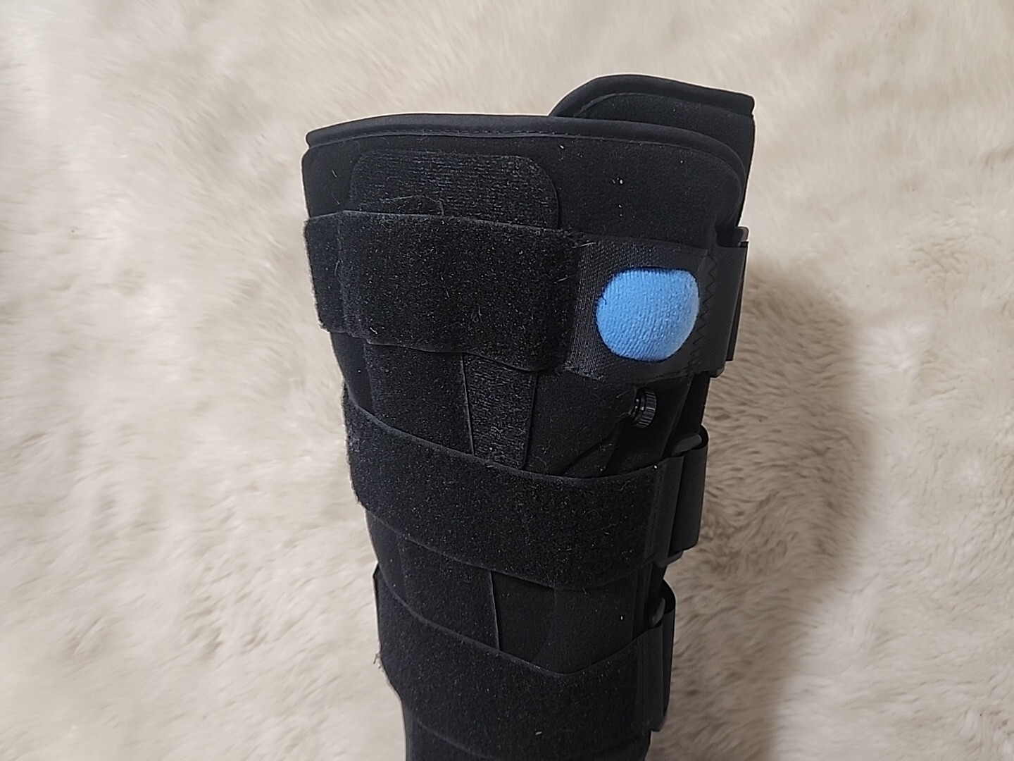 Darco Body Armor Walker Boot w/ Square Toe Guard 18″ Tall Cushion Air Liner Sz 1