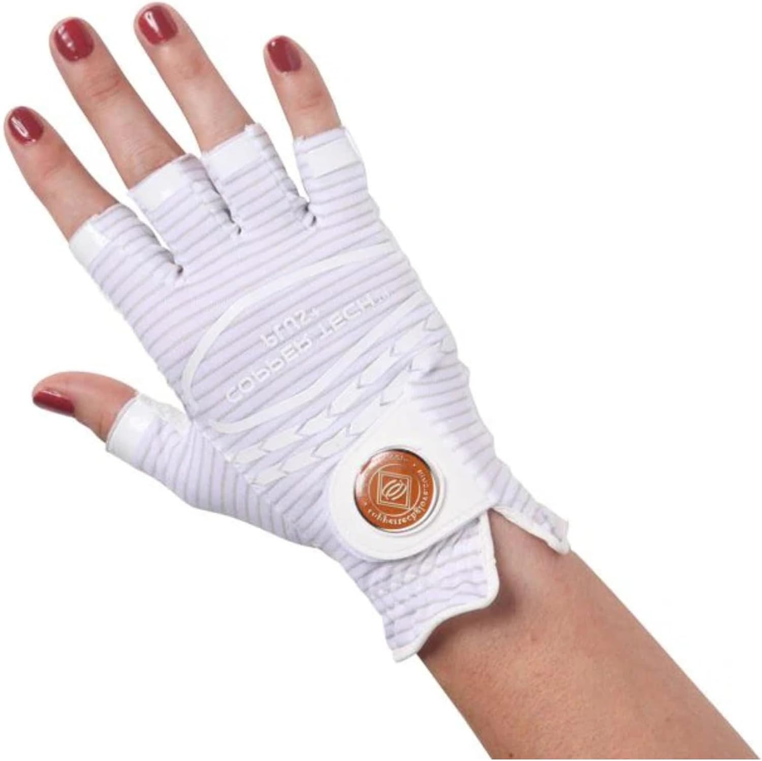 Half Golf Glove for Men – Copper Infused Arthritis Relief, Compression Fit, Non-