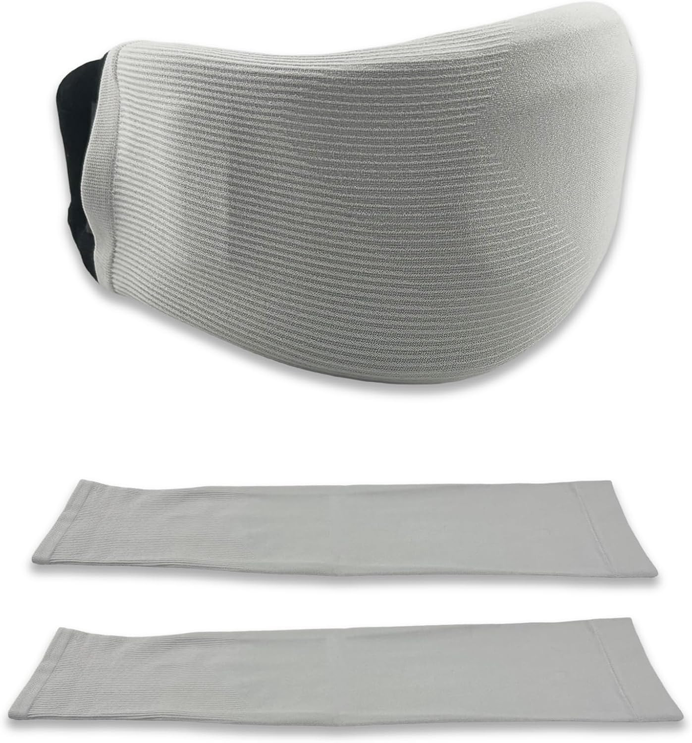 2pcs Neck Brace Cover – Soft Breathable Cervical Collar Sleeve, Gray, Dust Shiel