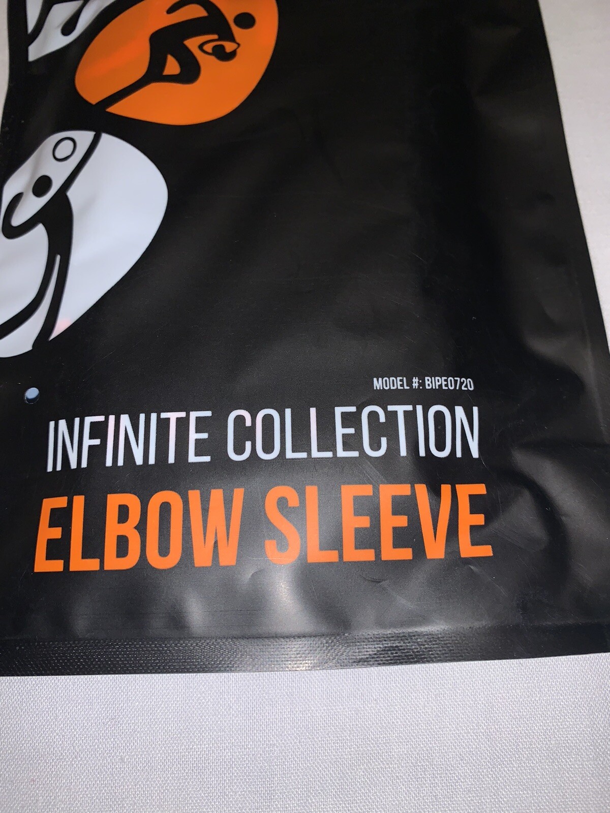 BIP Sports Infinite Collection Elbow Sleeve New Medium Gray/Orange #BIPE0720