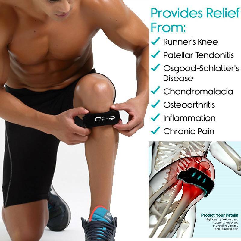 Knee Patella Support Brace Strap Kneecap Leg Tendon Band Gym Running Tennis US