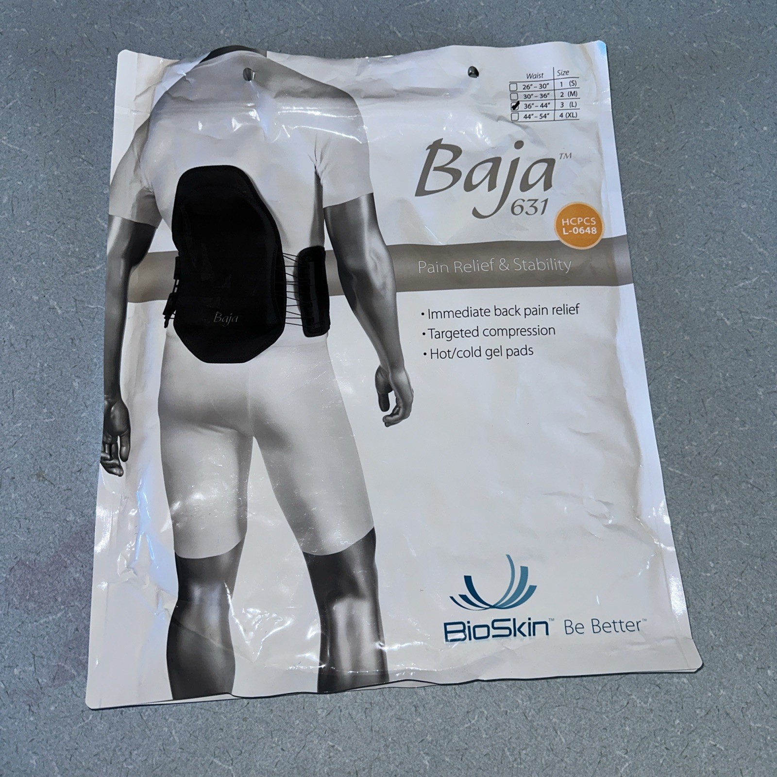 BioSkin Baja 631 HCPCS L-0648 LARGE