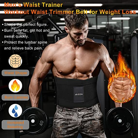 Mens Back Support Lower Back Brace Pain Relief Lumbar Support Belt Waist Trainer