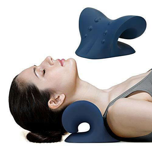 Neck & Shoulder Relaxer,Cervical Traction Chiropractic Pilow For TMJ Pain Relief