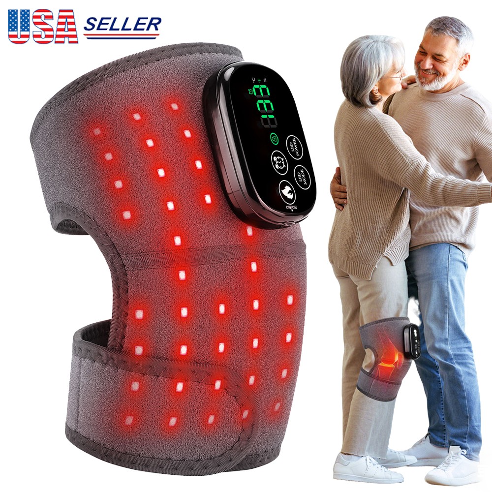 Knee Joint Massager Heat Physiotherapy Therapy Pain-Relief Vibration Machine