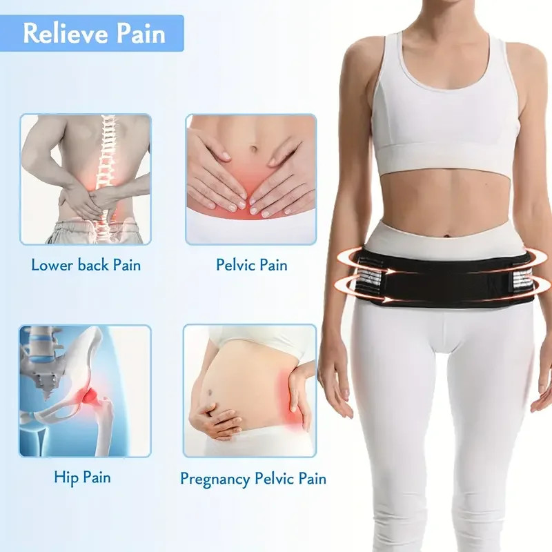 120cm 130cm Sacroiliac SI Joint Hip Belt Lower Back Support-Hip Braces for