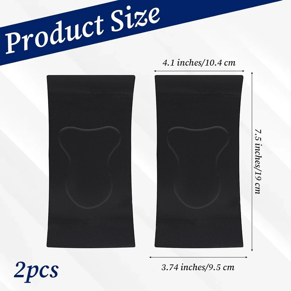 2 Pcs Achilles Tendon Heel Protector Compression Padded Sleeve Socks Premium Gel
