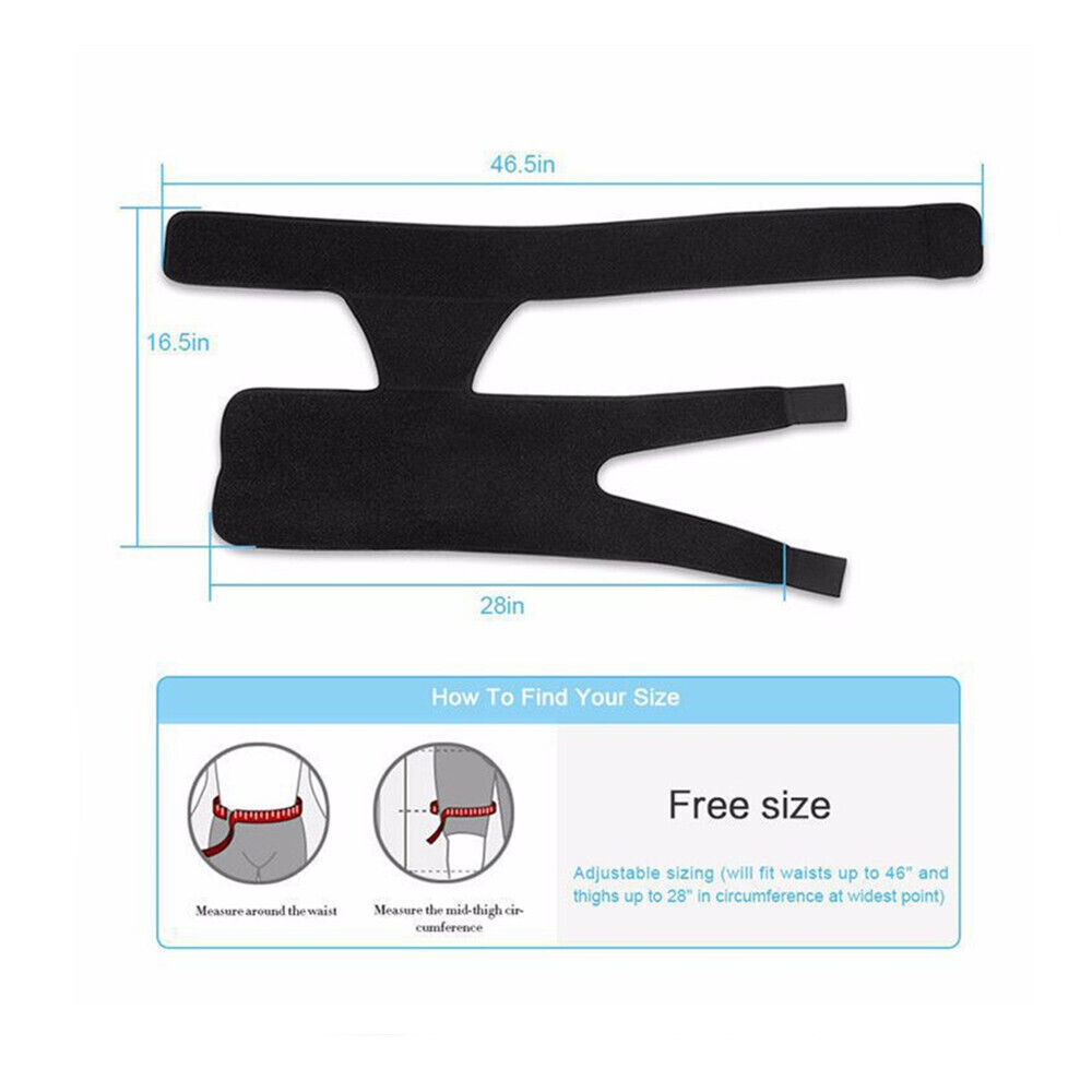 Copper Brace Compression Groin Thigh Sleeve Hip Support Wrap for Sciatic Nerve