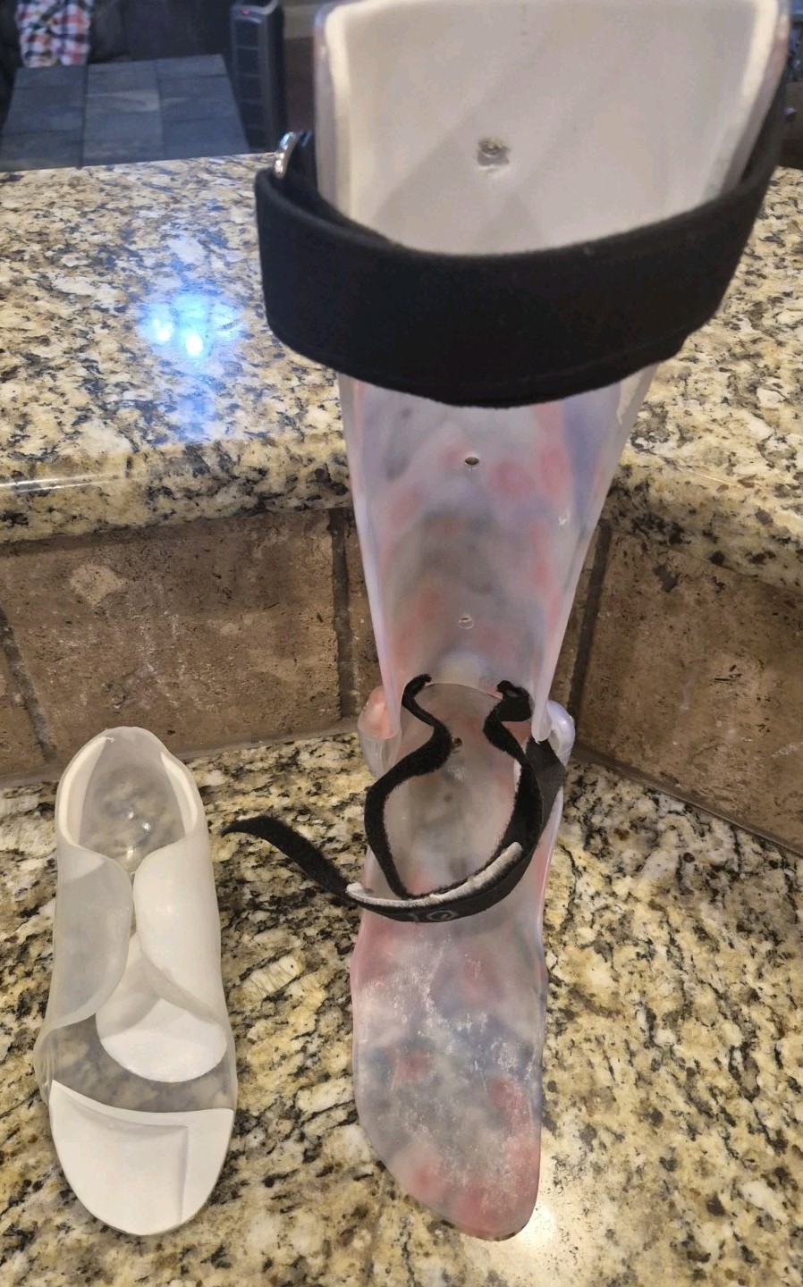 AFO Molded Hinged Right Brace Support Orthosis ANKLE FOOT Adult 👀 Measurements