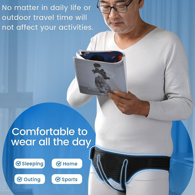 Hernia Support Belt Inguinal Groin Men & Women Hernia Pain Relief Truss Brace
