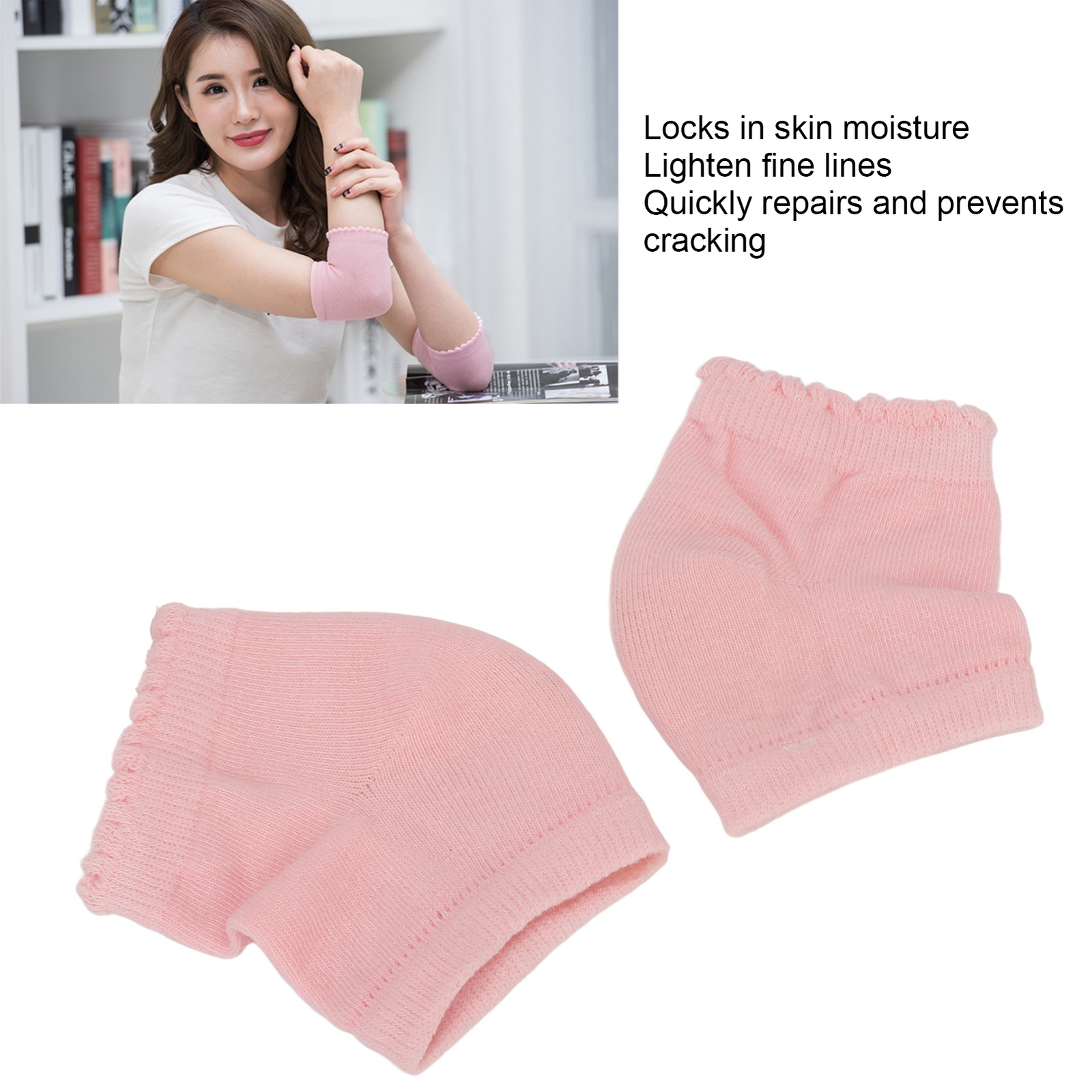 Spa Gel Elbow Sleeve Essential Oil Moisturizing Exfoliating Protection Cover